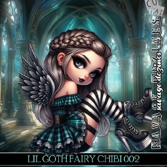 AI CU Lil Goth Fairy Chibi 002
