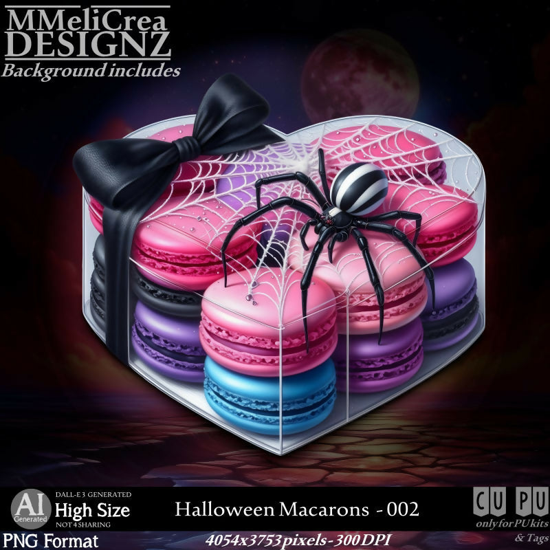 MMD - AI - Halloween Macarons - CU002