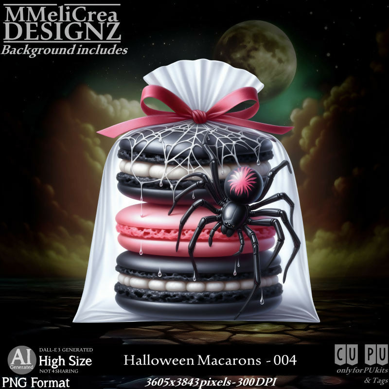 MMD - AI - Halloween Macarons - CU004