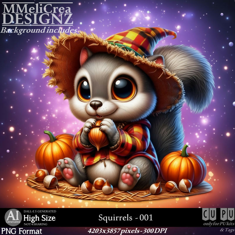MMD - AI - Squirrels - CU001