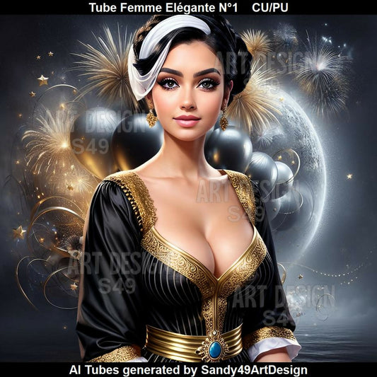 Tube Femme Elégante N°1