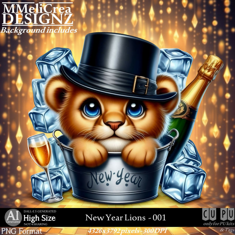 MMD - AI - New Year Lions - CU001