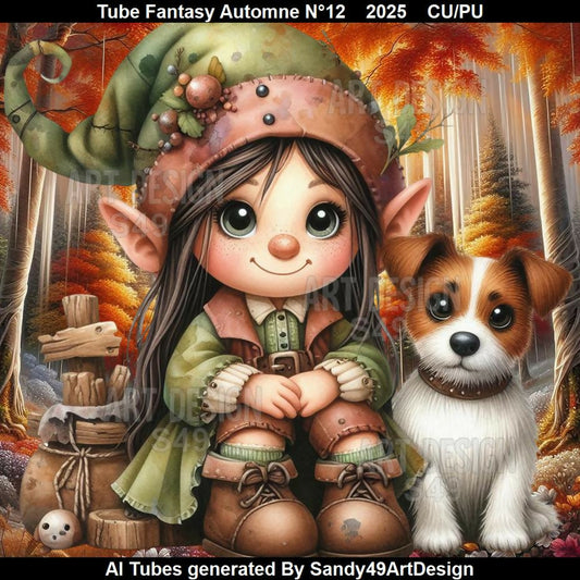 Tube Fantasy Automne N°12 2025