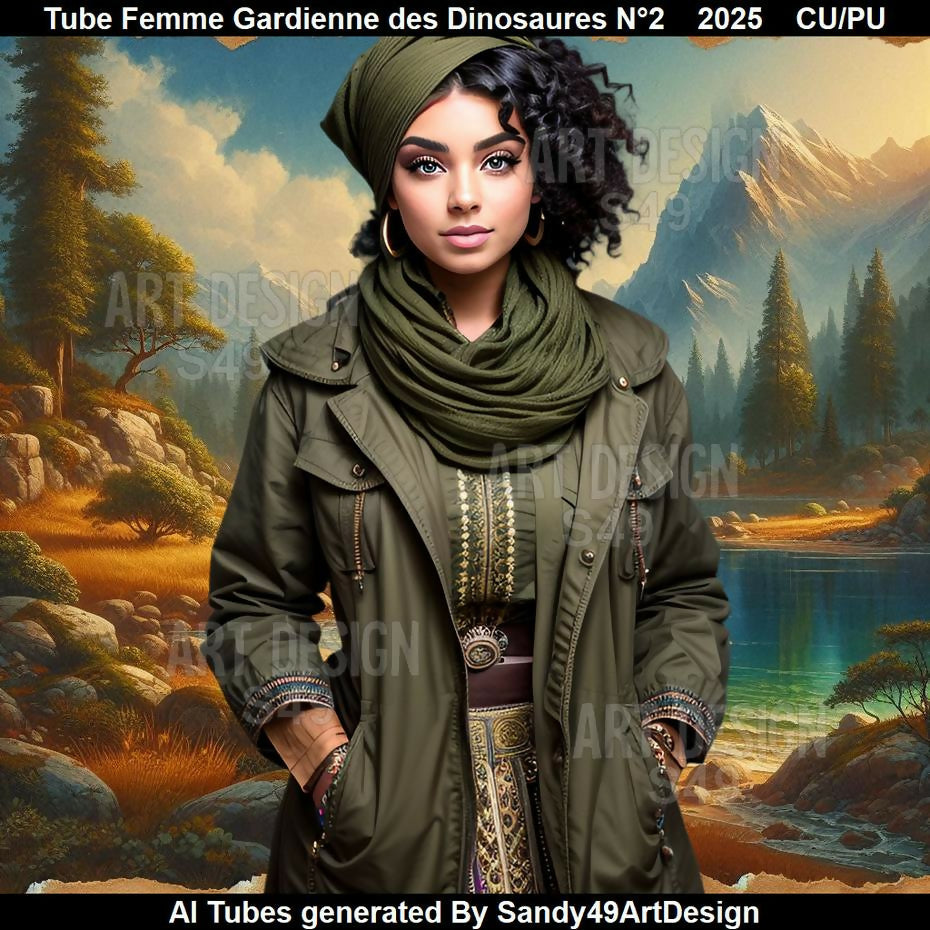 Tube Femme Gardienne des Dinosaures N°2 2025