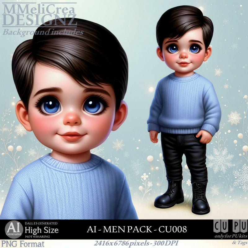MMD - AI - MEN PACK - CU008