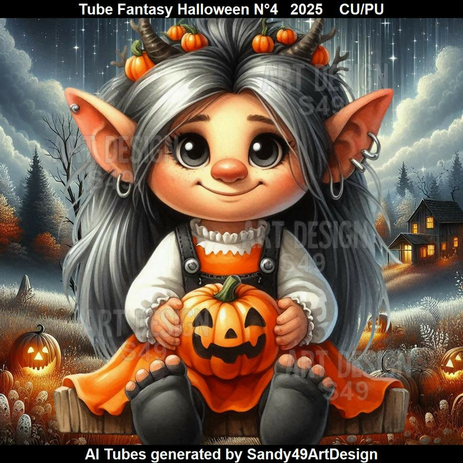 Tube Fantasy Halloween N°4 2025