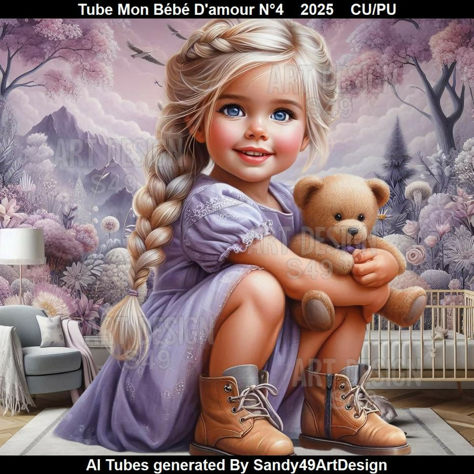 Tube Mon Bébé d'amour N°4 2025