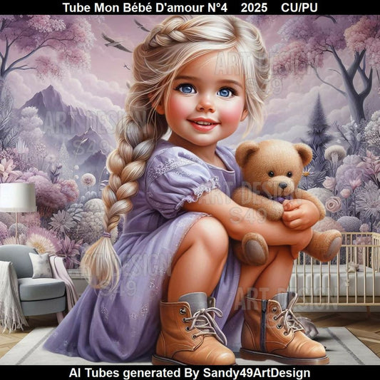 Tube Mon Bébé d'amour N°4 2025