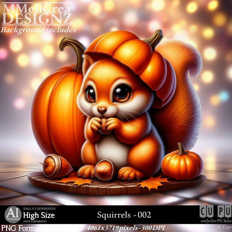 MMD - AI - Squirrels - CU002
