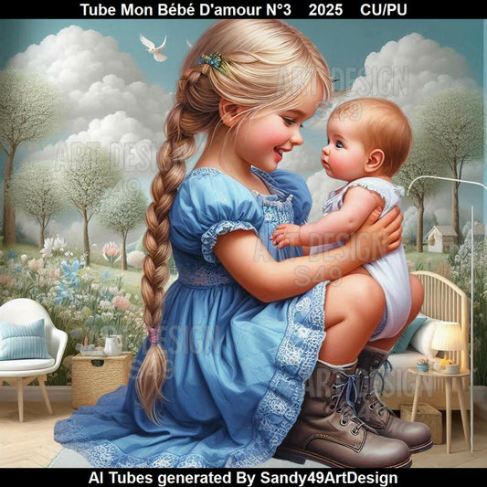 Tube Mon Bébé d'amour N°3 2025