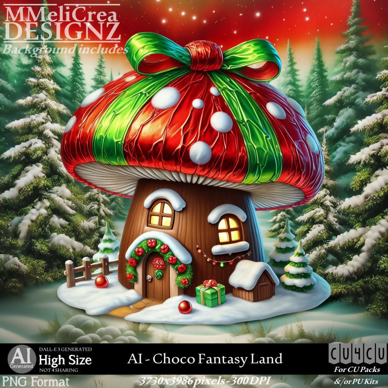 MMD - AI - CU4CU - Choco Fantasy Land