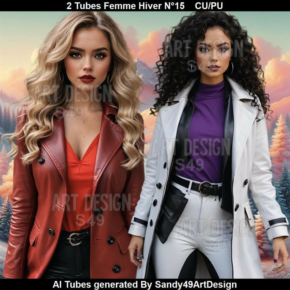 2 Tubes Femme Hiver N°15