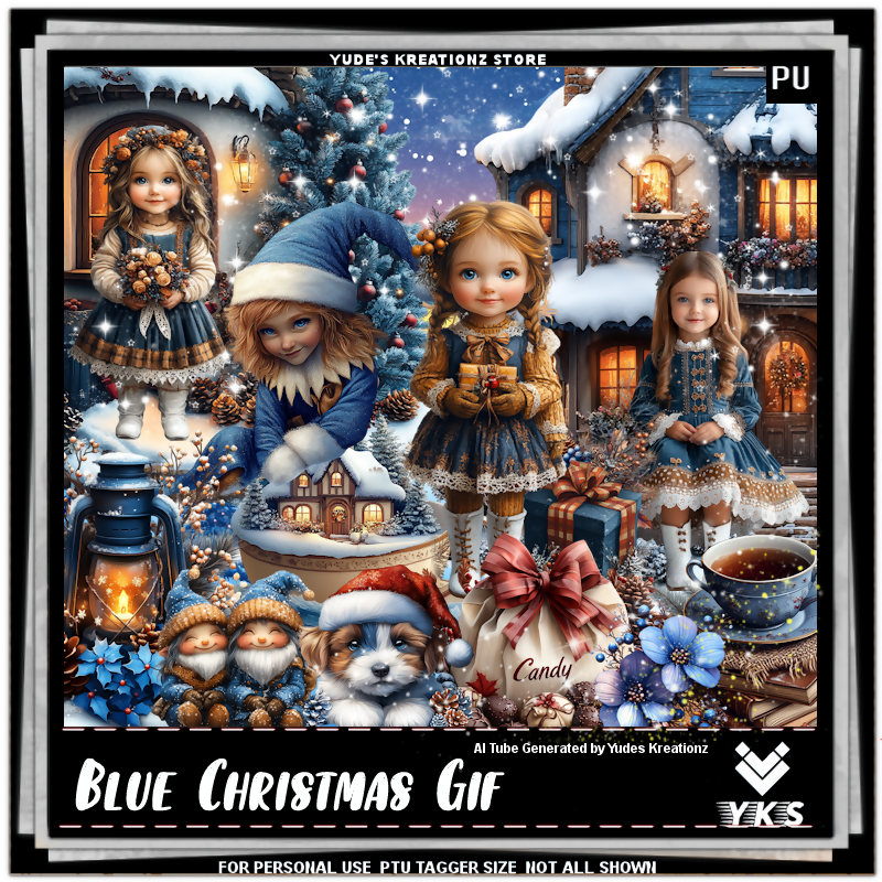 YKS-Blue Christmas Gif Preview2