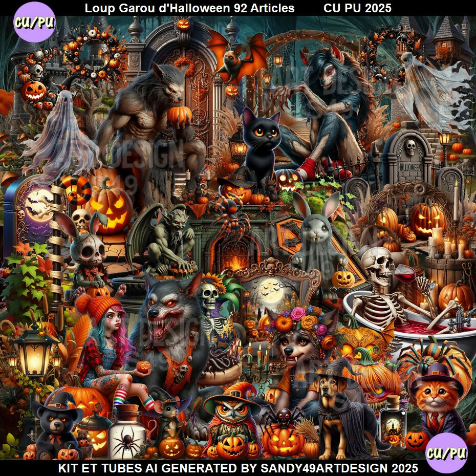 Loup Garou d'Halloween 2025