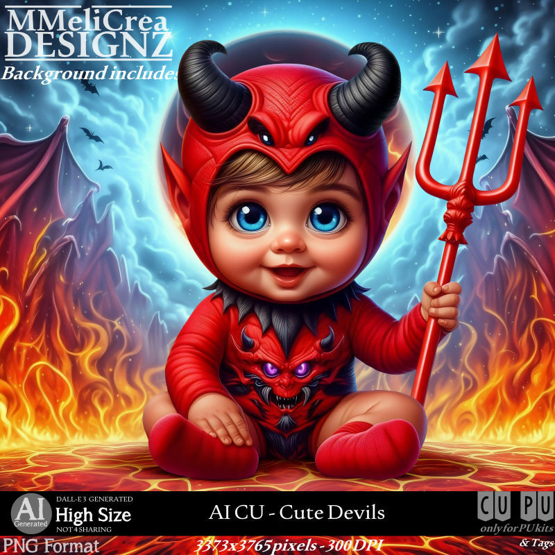MMD - AI - CU - Cute Devils