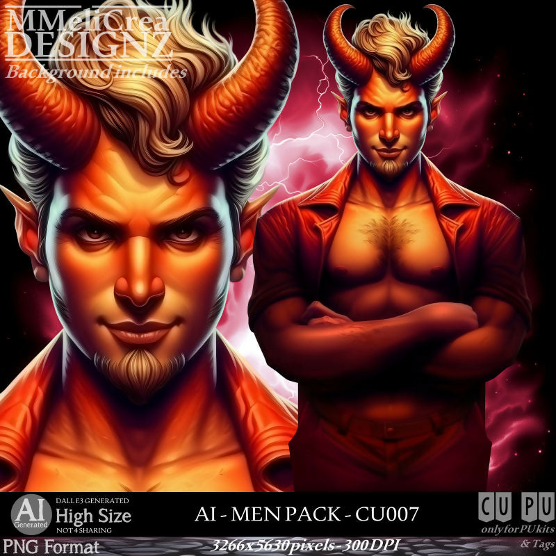 MMD - AI - MEN PACK - CU007