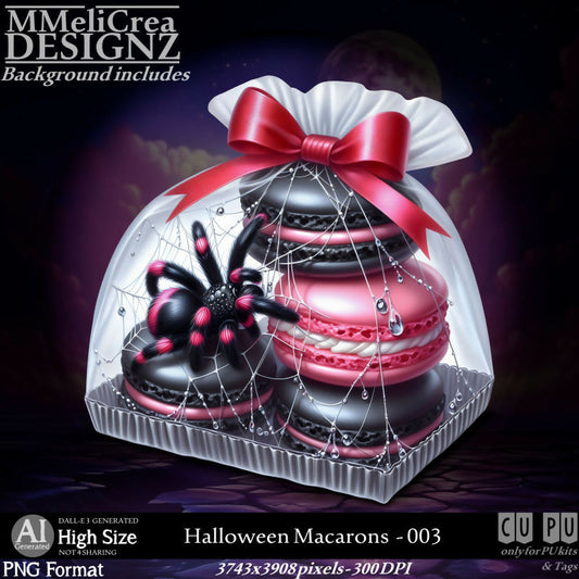 MMD - AI - Halloween Macarons - CU003