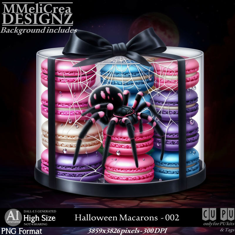 MMD - AI - Halloween Macarons - CU002