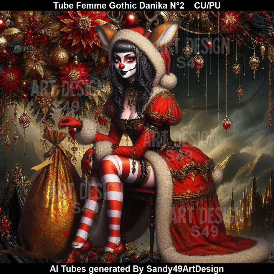 Tube Femme Gothic Danika N°2 2025