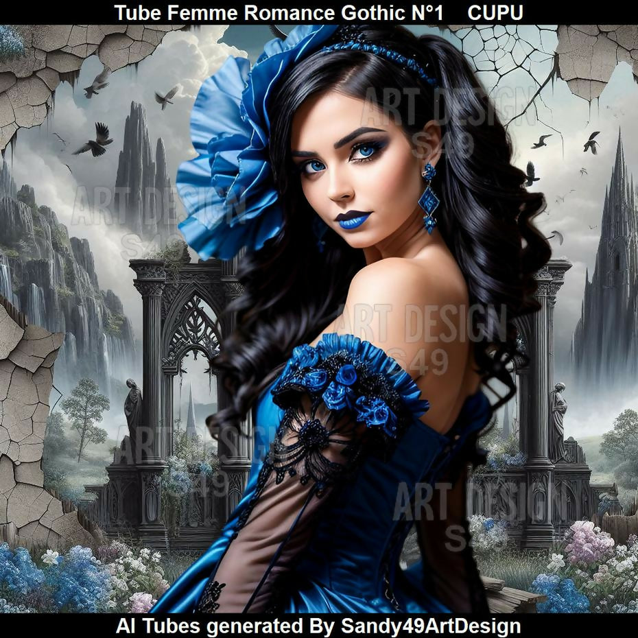 Tube Femme Romance Gothic N°1 2026