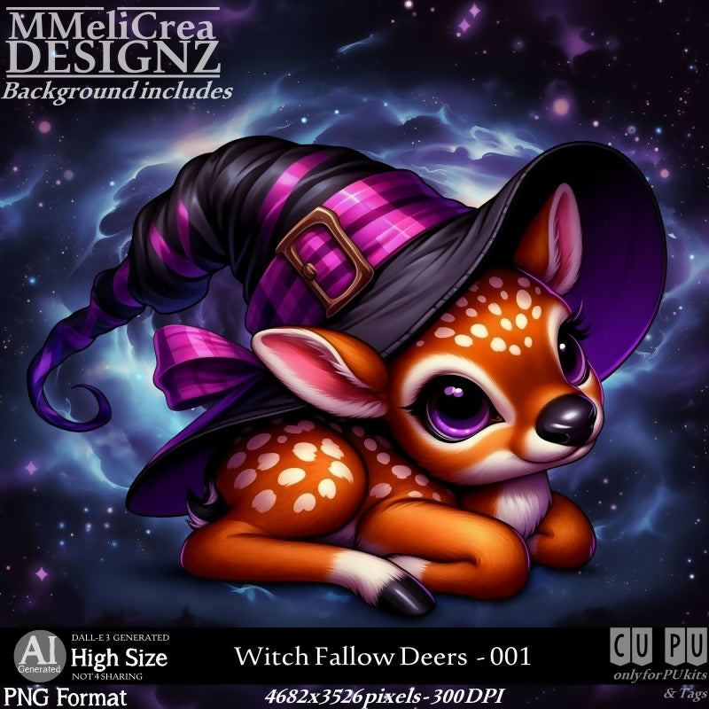 MMD - AI - Witch Fallow Deers - CU001