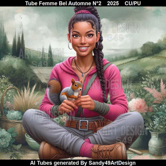 Tube Femme Bel Automne N°2 2025