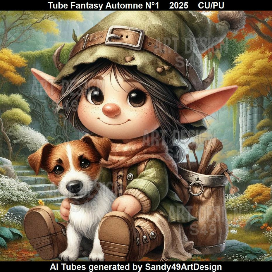 Tube Fantasy Automne N°1 2025