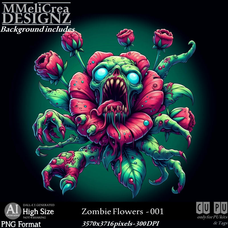 MMD - AI - Zombie Flowers - CU001