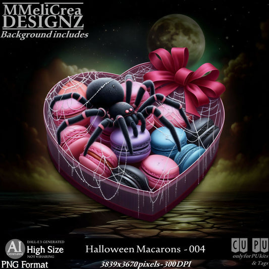 MMD - AI - Halloween Macarons - CU004