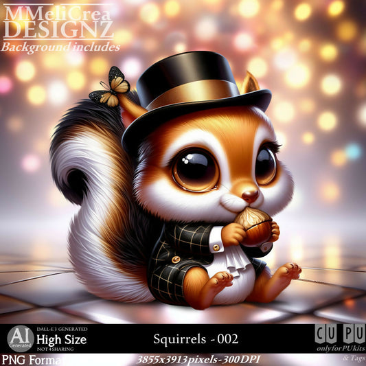 MMD - AI - Squirrels - CU002