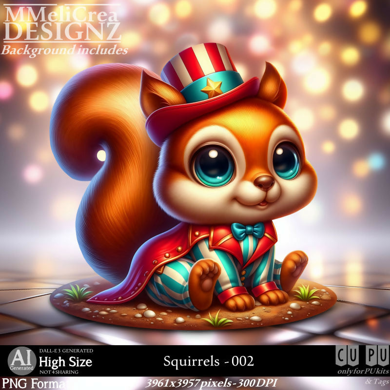 MMD - AI - Squirrels - CU002