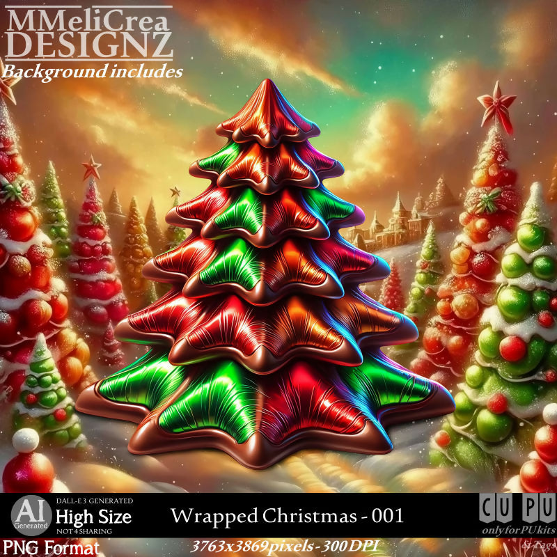 MMD - AI - Wrapped Christmas - CU001
