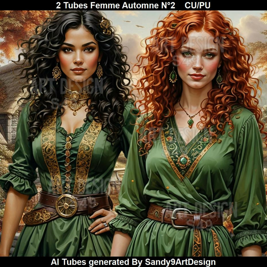 2 Tubes Femme Automne N°2