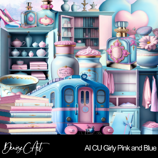 AI CU Girly Pink and Blue