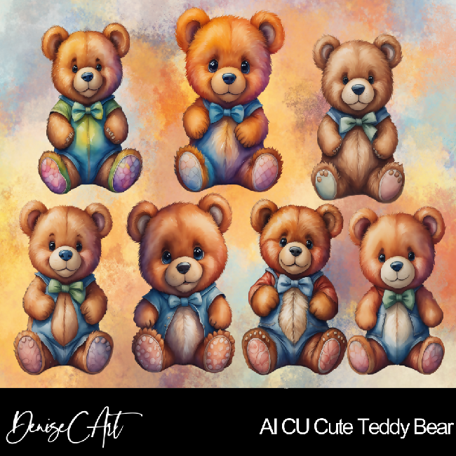AI CU Cute Teddy Bears