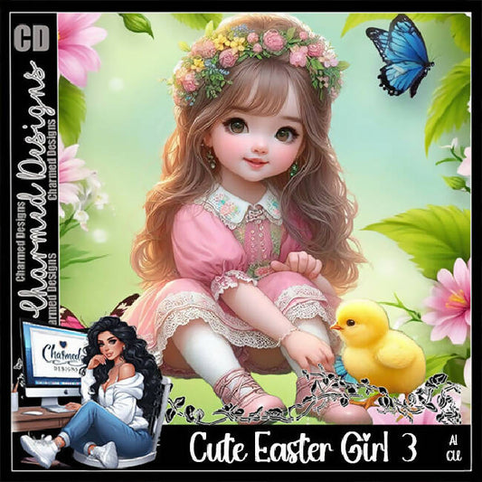 Cute Easter Girl 3