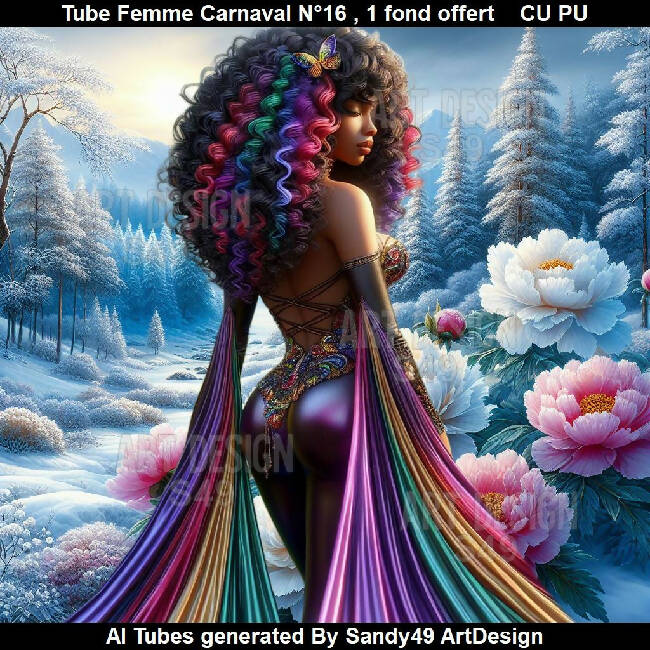 Tube Femme Carnaval N°16