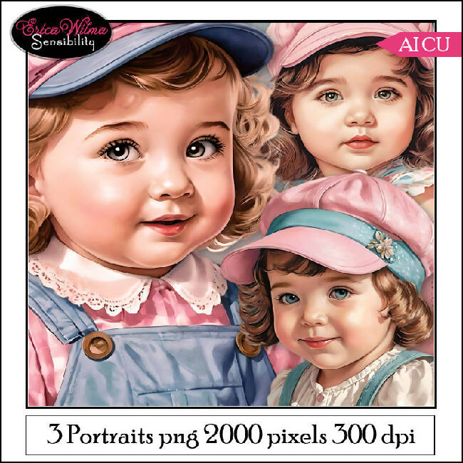 EW AI Baby Girls Portrait 01 2024
