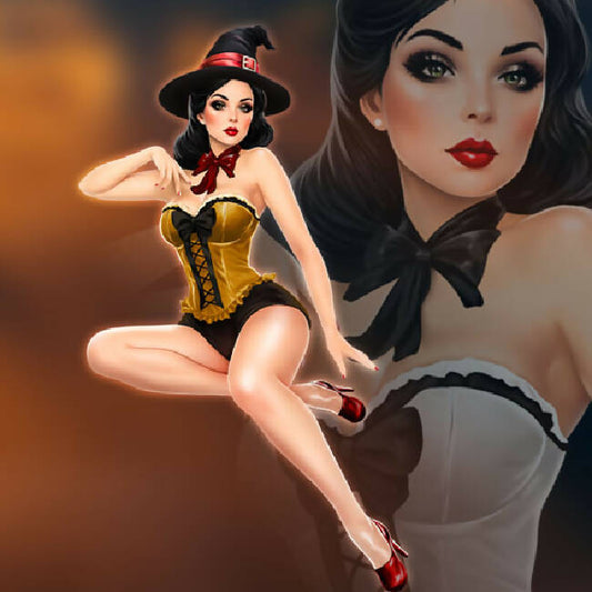 Pin Up Witch