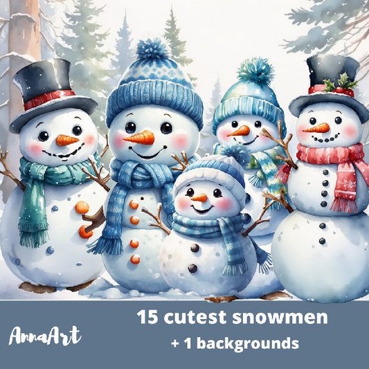15 cutest snowmen