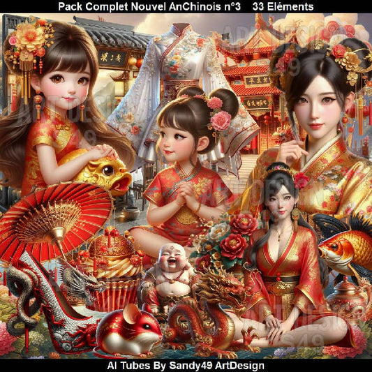 Pack Complet Nouvel An Chinois N°3