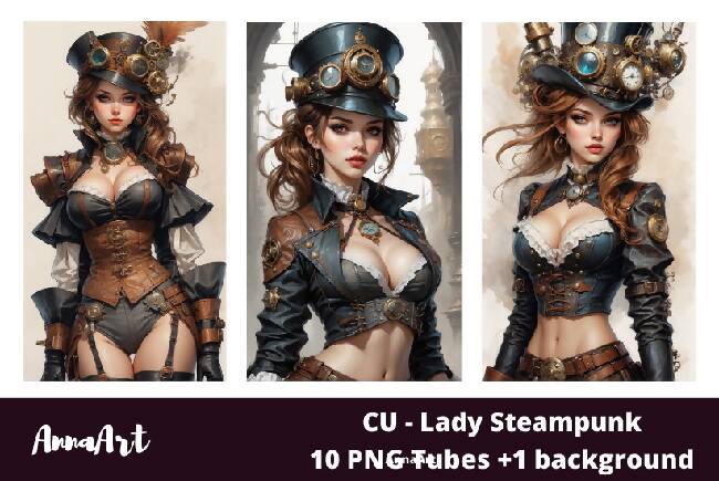 CU - Lady Steampunk