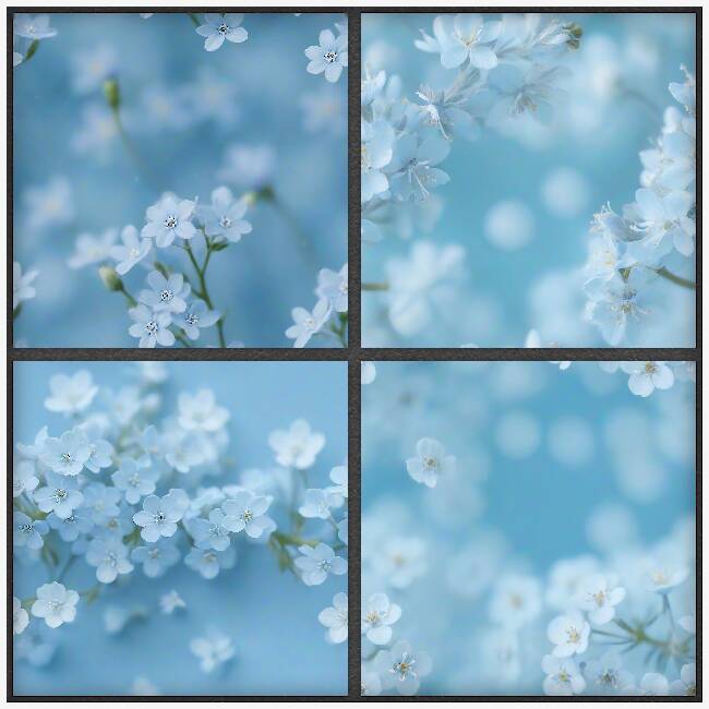 AI - CU4CU - Blue Florals #1