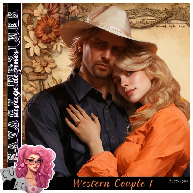 AI Western Couple 1