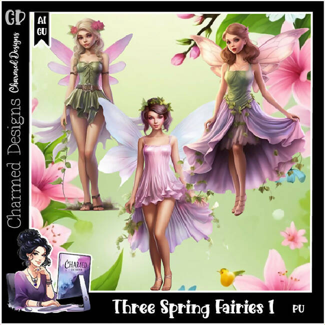 Three Spring Fairies 1