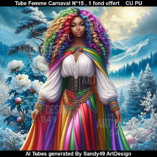 Tube Femme Carnaval N°15