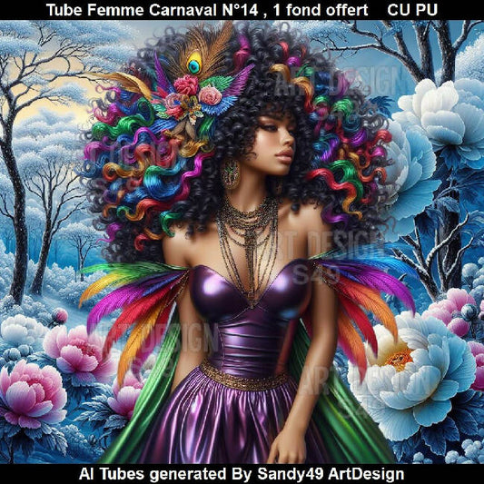 Tube Femme Carnaval N°14