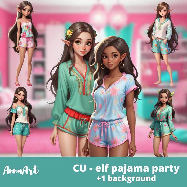 CU - elf pajama party