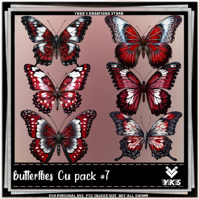 Butterflies CU PACK 7