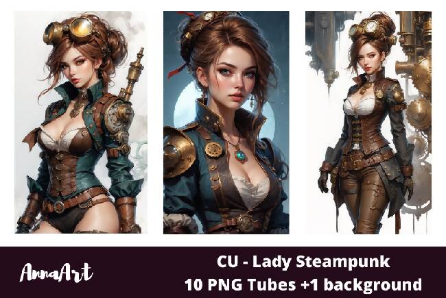 CU - Lady Steampunk